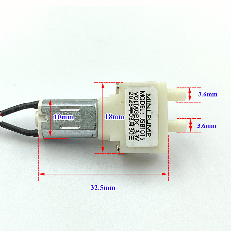 JSB1015 DC 3V 3.3V 3.7V Small  - Mini Peristaltic Pump 12V review and price